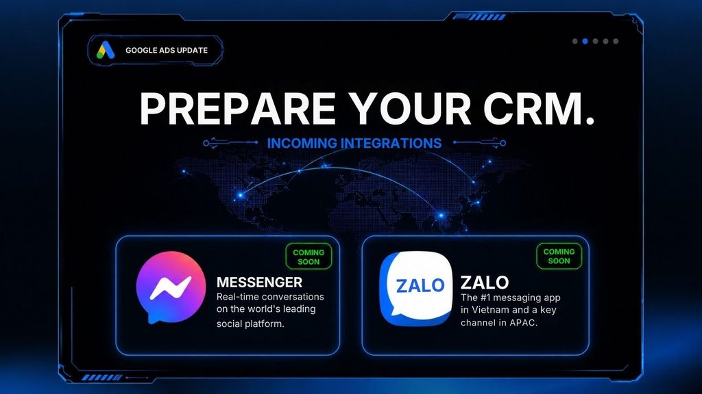 Messenger and Zalo integrations are incoming. Your CRM needs to be ready before they launch Messenger and Zalo integrations are incoming. Your CRM needs to be ready before they launch