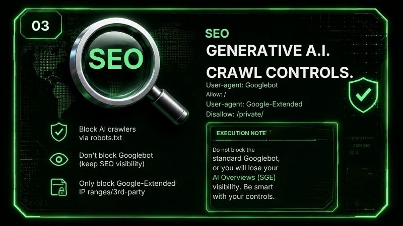SEO: Data Control in the Generative AI Era