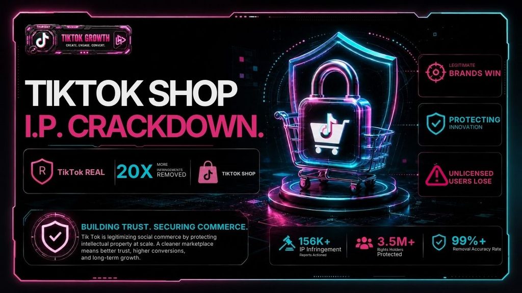 TikTok Real removed counterfeits at 20x the previous rate. Dropshippers using unlicensed assets are being systematically shut down